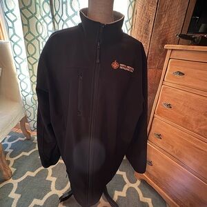 Men’s Port Authority Black Softshell Jacket with “North Mechanical” logo